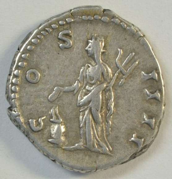 Needle-sharp Antoninus Pius Roman Silver Denarius, 138-161 AD