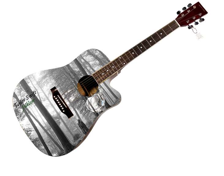Taylor Swift Autographed Signed Custom Photo Graphics Guitar ACOA