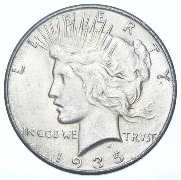 1935 Peace Silver Dollar