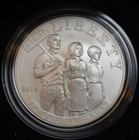 Lot Of 4 US Mint Commemorative Silver Coins.