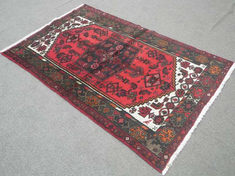 Semi Antique Persian Hamedan 4x7.1