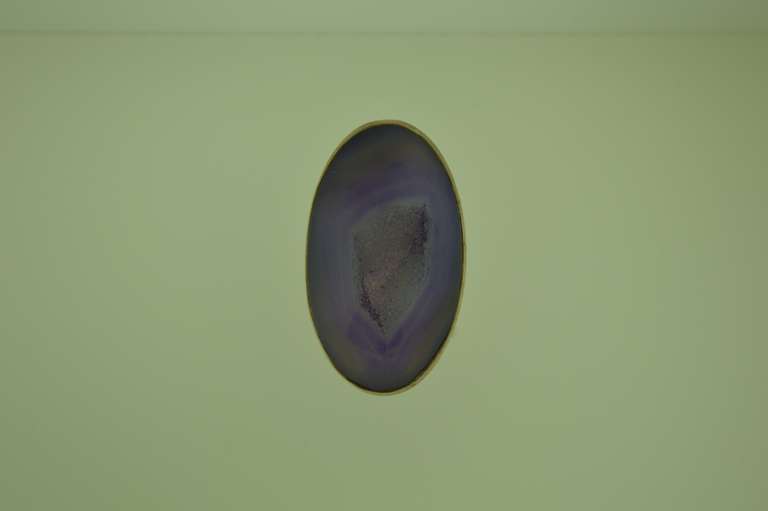 Vintage AKR Amy Kahn Russel Sterling Silver Purple Druzy Agate Ring