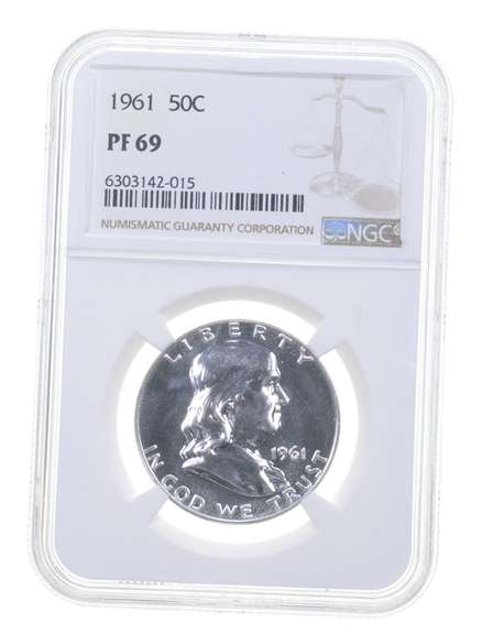 PF69 1961 Franklin Half Dollar - Graded NGC