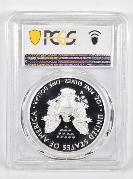 PR70 DCAM 2020-W American Silver Eagle - 75th Anniversary Privy - PCGS