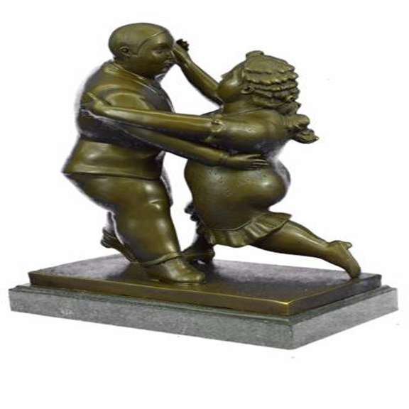 Dancing Couple Bronze Sculpture