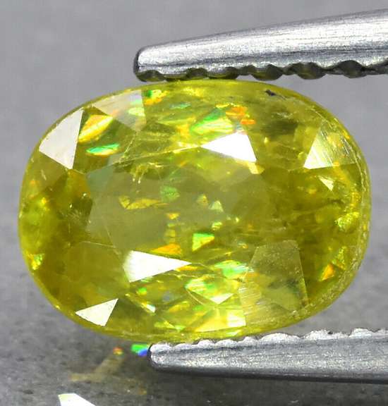 Gorgeous 1.02ct glittering high luster Sphene
