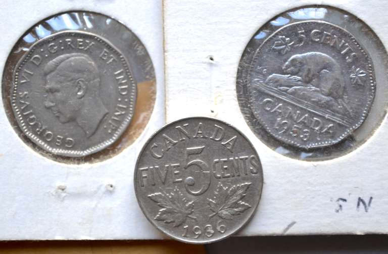 67 1920 s - 50 s Canadian Nickels
