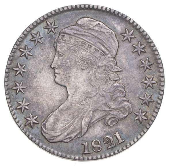 1821 Capped Bust Half Dollar