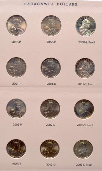 Sacagawea  Dollars Complete  Gem Proofs and Uncs