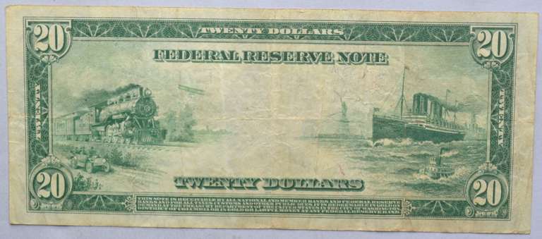 $20 1914 Series Cleveland FRN