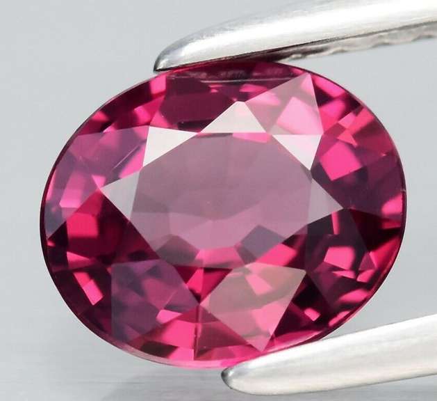 Ravishing 1.24ct rich violet pink Rhodolite Garnet