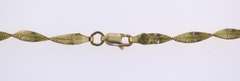 Italian Sterling Silver Twisted Omega Chain Necklace
