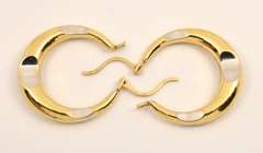 Fashionable 14k Hoop Earrings
