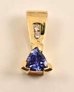 Terrific Trillion Tanzanite & Diamond Suite