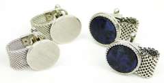 2 Pairs of Vintage Wrap-Around Cuff Links