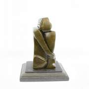 Woman Bronze Figurine