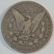 Rare 1885-CC Morgan Silver Dollar in circ.