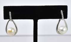 Sterling Silver Pearl Earrings