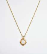 Sweet 14k Opal Pendant on Necklace