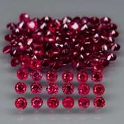 Top violet red 7.08ct Pyrope Garnet set