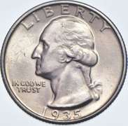 1935-S Washington Quarter