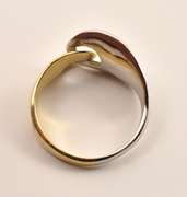 Modern Bi-Color Gold Ring