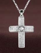 Exceptional Silver Cross Pendant