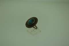 Sterling Silver Green Quartz Ring