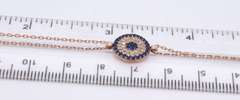 Sterling Silver Cubic Zirconia Bracelet