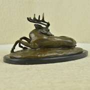 Trophy Antelope Buck Bronze Sculpture
