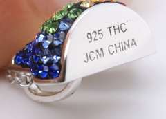 Sterling Silver Kisses Pendant on Chain