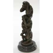 Three Wise Monkey Bronze Sculpture