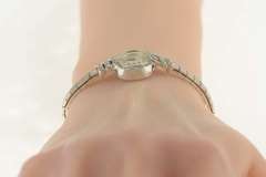 0.50 Ctw Diamond Omega 12.2mm Face Women's Watch