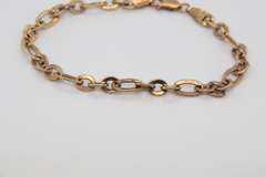 Vintage Italian Sterling Silver oval Link Bracelet