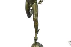 Roman Flying Mercury Bronze Figure