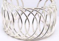 925 Sterling Silvr Wide Cuff Bangle
