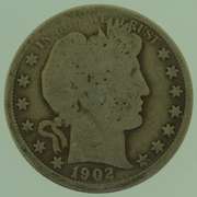 1902 Barber Half Dollar