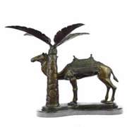 Camel Desert Bronze Statue