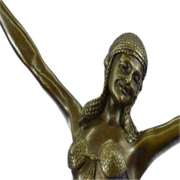 Egyptian Dancer Bronze Statue