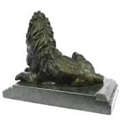 African Lion Wild Life Animal Edition Bronze Sculpture