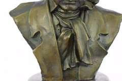 Ludwig van Beethoven Bust Bronze Statue