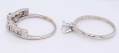 Incredibel White Gold 0.95ctw Diamond Wedding Set