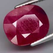 Large violet pink UNHEATED 9.46ct Winza Ruby