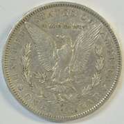 Solid AU 1897-O Morgan Silver Dollar. Better date