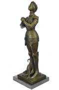 Saint Joan of Arc Bronze Marble Sculpture