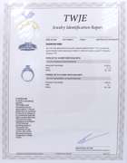 Dazzling White Gold invisible Set PR & RBC Channel Set Diamond Ring