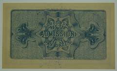 1893 World's Columbian Exposition George Washington Admission Ticket
