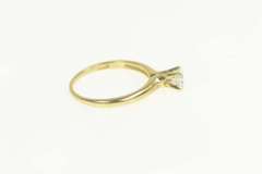 14K Yellow Gold 1940's 0.49 Ct Diamond Solitaire Engagement Ring
