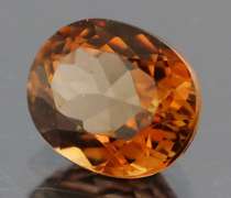 Glittering 4.93ct red amber Imperial Topaz