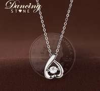 Beautiful Upside down heart Silver